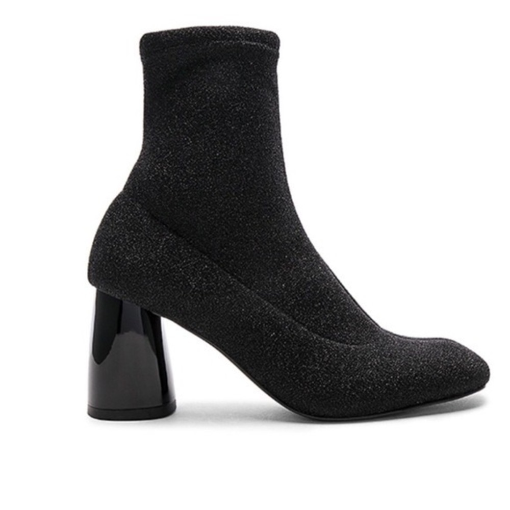 Free People Spectrum Sock Boot in Black Shimmer size 8 - Picture 4 of 15